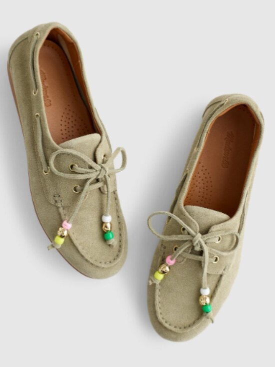 Madewell Shoes - Madewell Jamie Boat Shoe Pale Fatigue Leather Size 9 NWOB Sold Out